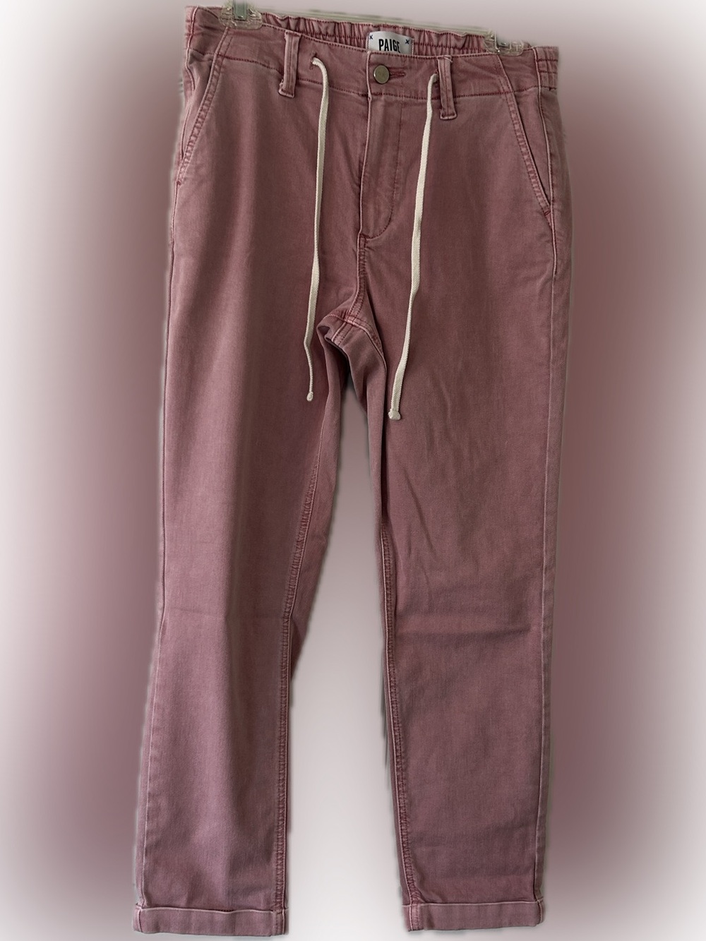 PAIGE Women’s Mauve Drawstring Jean